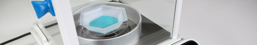 Powder Sample in Weighing Chamber